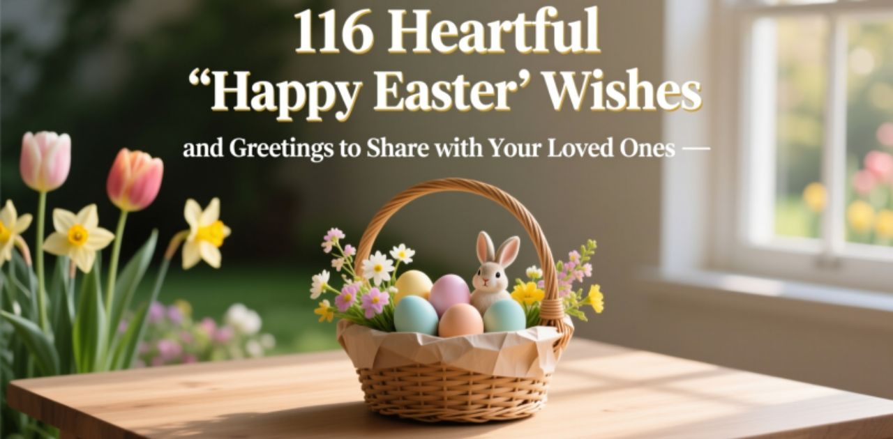 116 Heartfelt Happy Easter Wishes and Greetings for Family, Friends, Kids, and Loved Ones – Celebrate Easter with Joy, Love, and Springtime Cheer.
