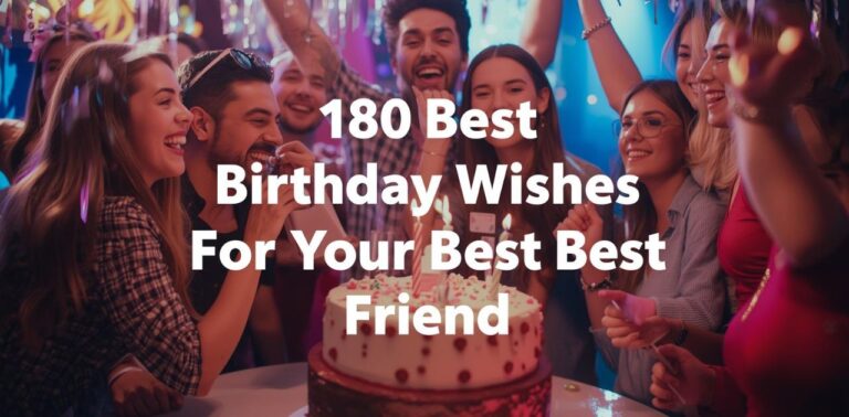Best Birthday Wishes For Your Best Friend – 180 heartfelt, funny, and sweet messages to celebrate their special day.