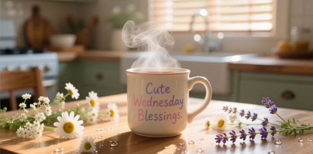Cute Wednesday blessings to share with family and friends, spreading joy, love, and positive midweek vibes.