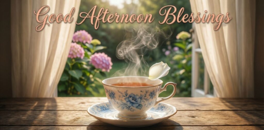 Good Afternoon Blessings to uplift your mood and bring positivity.