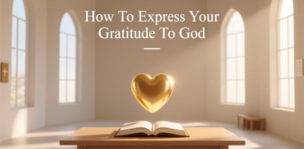 How to express your gratitude to God through daily prayers, thanksgiving messages, faith, and spiritual reflection.