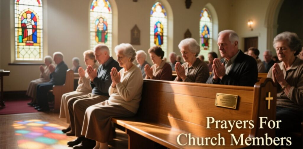 Prayers for Church Members – heartfelt spiritual prayers for the well-being, unity, and growth of church believers.