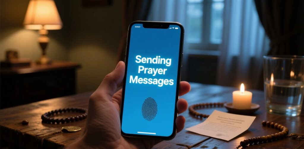 Sending Prayer Messages to express love, blessings, and gratitude to friends and family.