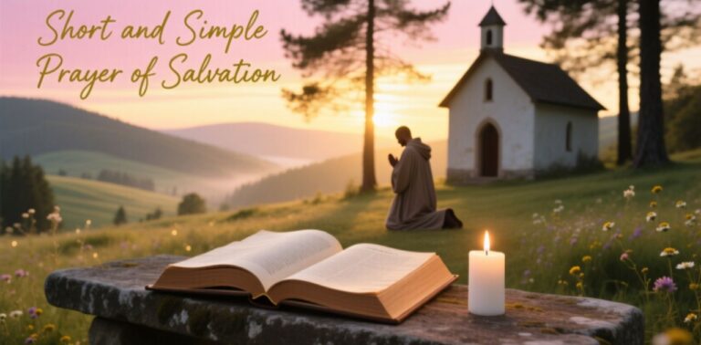 Quick prayer to accept salvation.