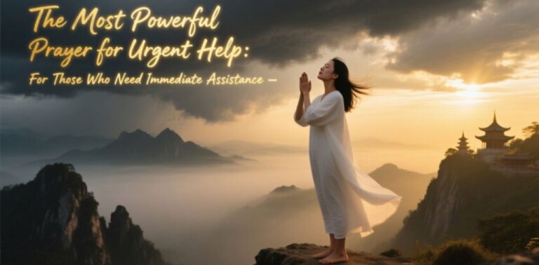 Powerful prayer for urgent help – a heartfelt prayer for those who need immediate assistance and divine guidance.
