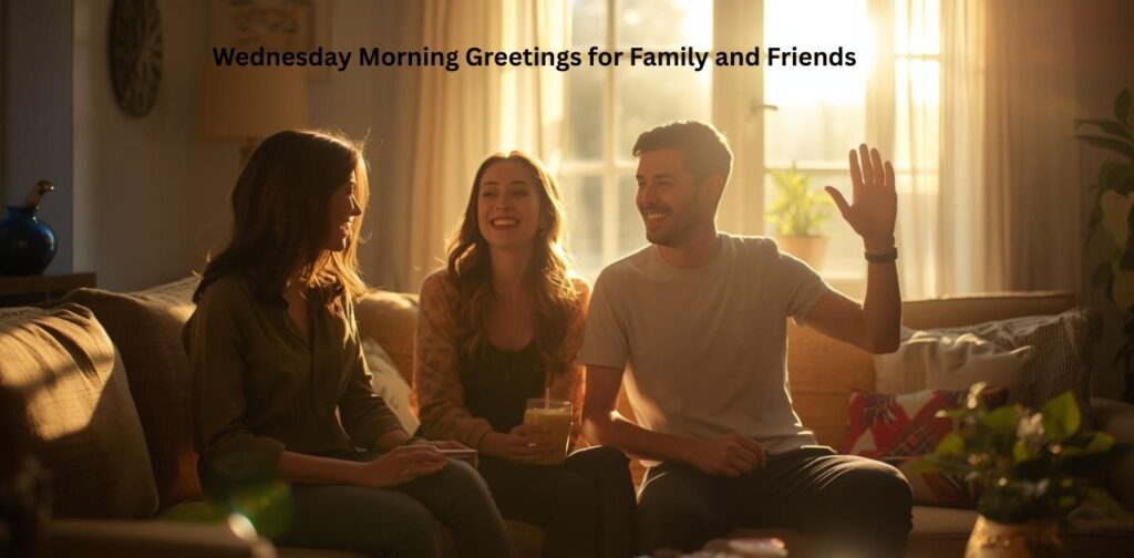 Warm Wednesday morning greetings for family and friends to share love, positivity, and midweek blessings.