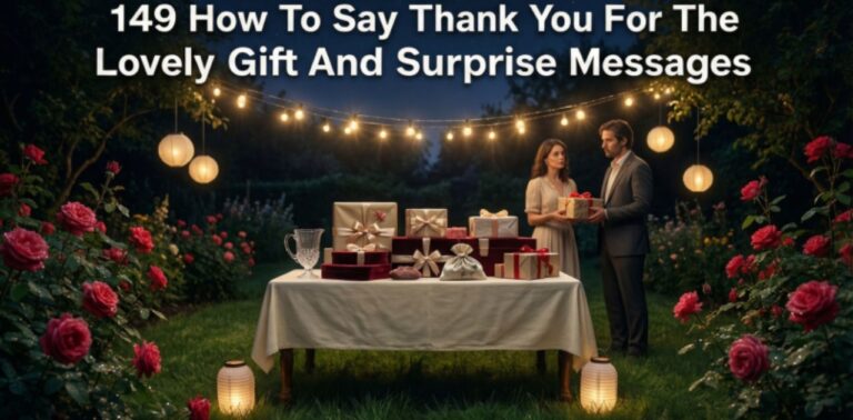 Heartfelt ways on how to say thank you for the lovely gift and surprise messages to show genuine gratitude and appreciation.
