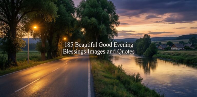 185 beautiful Good Evening Blessings images and quotes sharing peace, love, positivity, and calming evening vibes.
