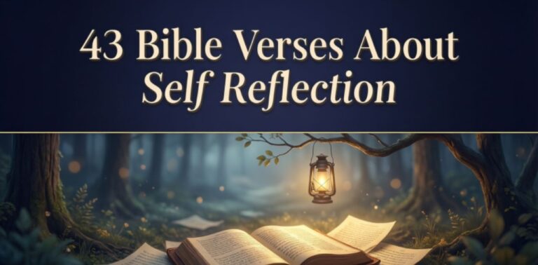 43 Bible verses about self reflection to guide Christians in spiritual growth, examining their hearts, prayer, humility, and aligning life with God’s will.
