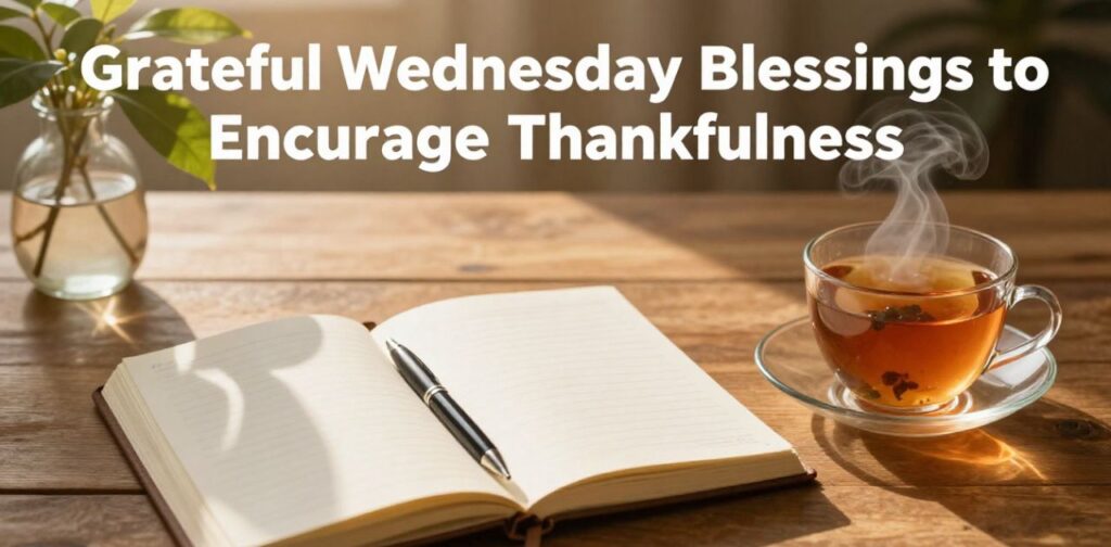 Grateful Wednesday Blessings to Encourage Thankfulness to uplift spirits, spread gratitude, and strengthen faith midweek