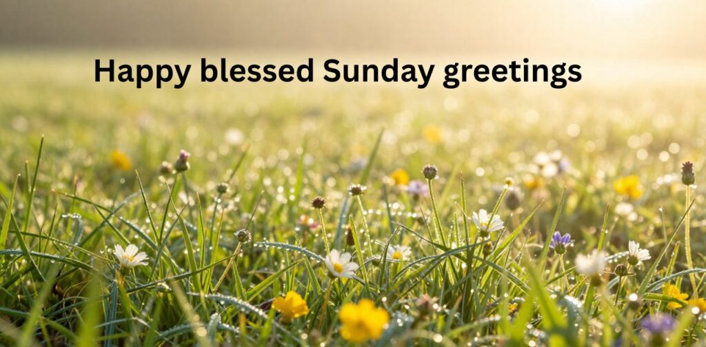 Happy blessed Sunday greetings sharing a Happy Sunday Beautiful Message filled with prayers, peace, and positive energy.