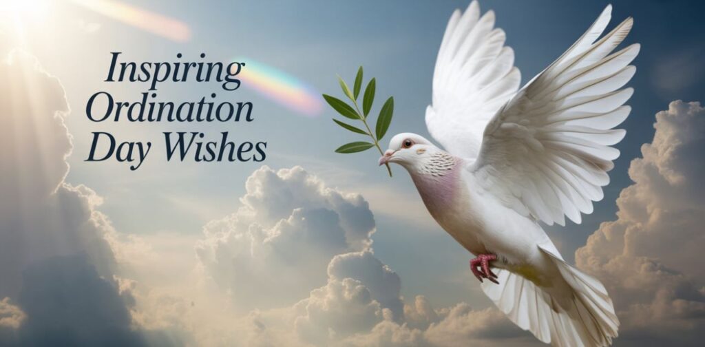 Inspiring Ordination Day Wishes to celebrate and motivate priests, pastors, and deacons in their sacred ministry.