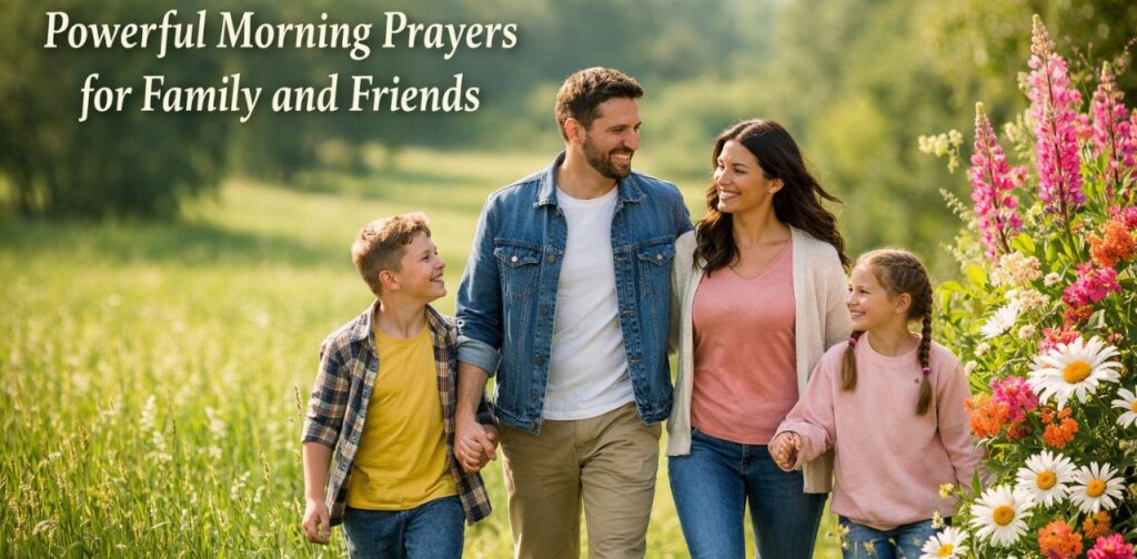 Powerful Morning Prayers for Family and Friends, bringing love, protection, and blessings to your loved ones.