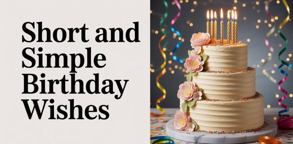 Short and simple birthday wishes for brother to show love, care, and appreciation on his special day.