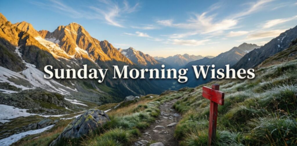 Good Morning Happy Sunday Message: Sunday Morning Wishes to inspire positivity, happiness, and love for your loved ones.