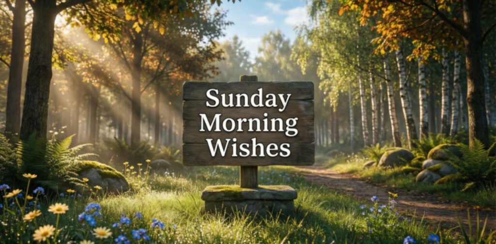 Good Morning Happy Sunday Message: Sunday Morning Wishes to share love, joy, and positive vibes with loved ones.