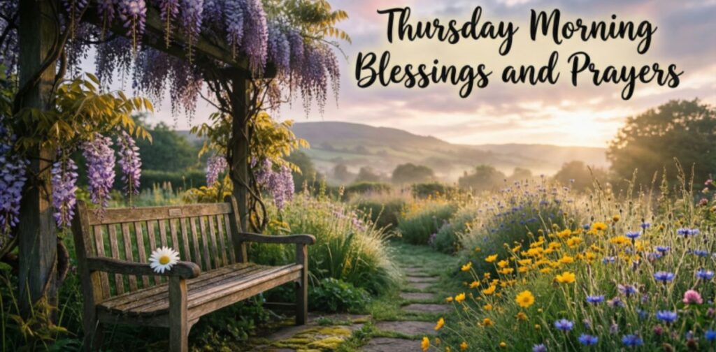 Good Morning Thursday Blessings and prayers to start your Thursday with gratitude, positivity, faith, and joy.
