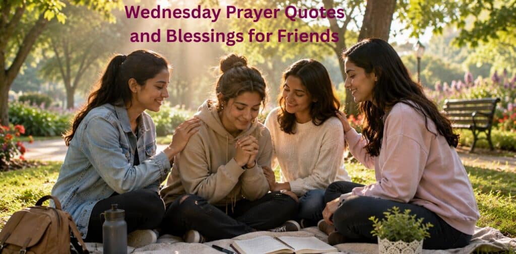 Wednesday Prayer Quotes and blessings for friends and loved ones.