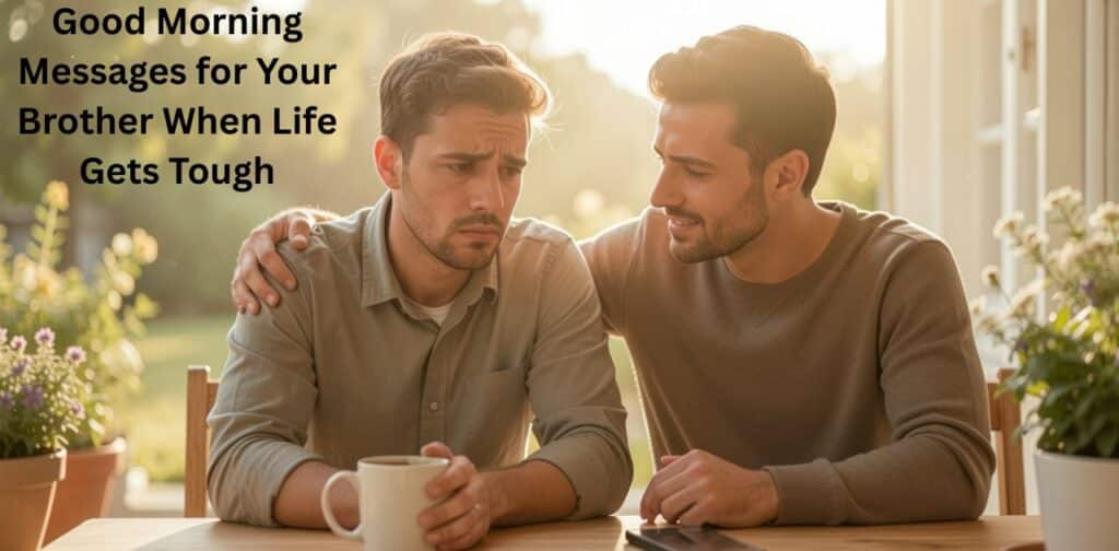 Good Morning Brother Messages offering encouragement, support, and hope during difficult times.