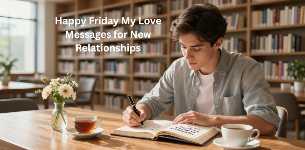 Happy Friday My Love Messages for New Relationships to express affection and joy with heartfelt words.