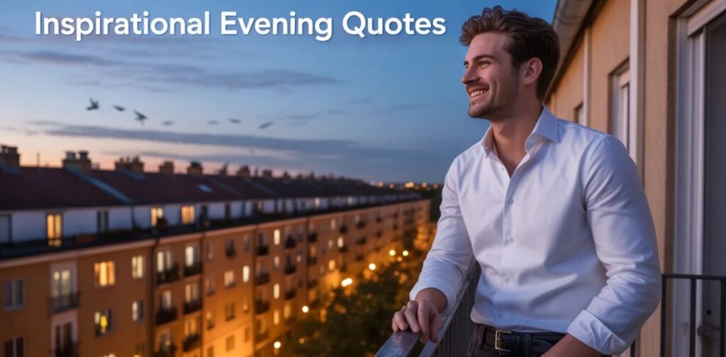 Inspirational Evening Quotes to motivate, uplift, and bring calm reflections during peaceful evening moments.