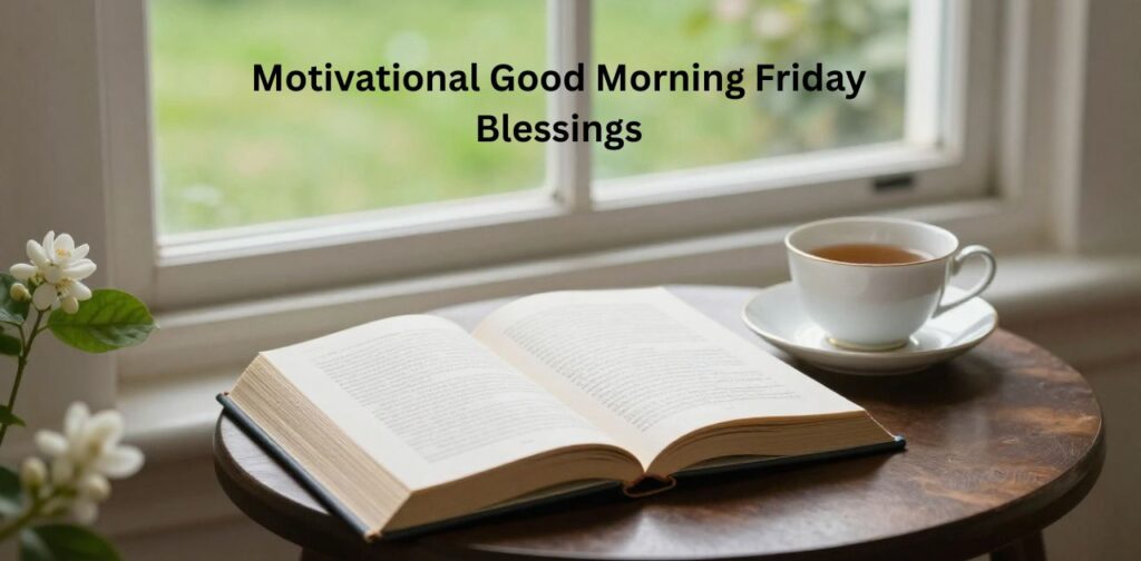 Motivational Good Morning Friday Blessings. Uplifting Friday Morning Blessings and Prayers Quotes to inspire faith, hope, and positive thinking.