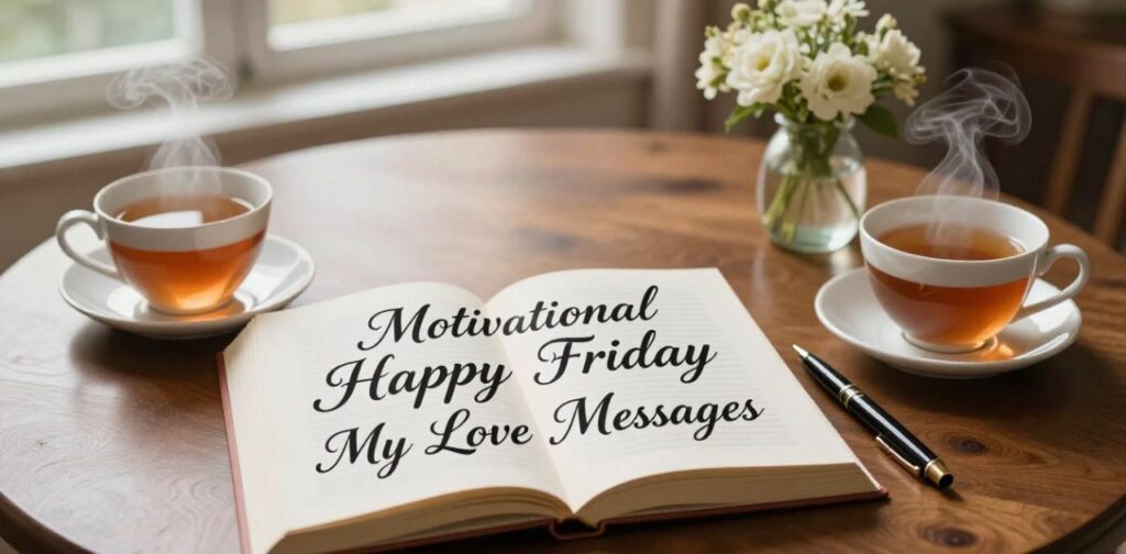 Motivational Happy Friday My Love Messages to inspire and uplift your partner with love and positivity