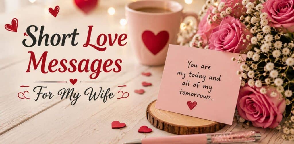 Short Love And Trust Messages For My Wife with sweet and meaningful texts to make your wife feel loved every day.