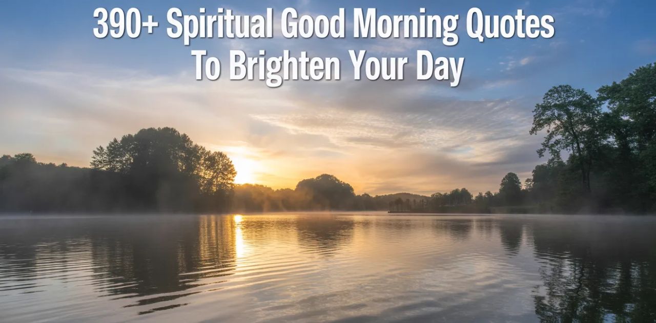 Inspirational spiritual good morning quotes to brighten your day.