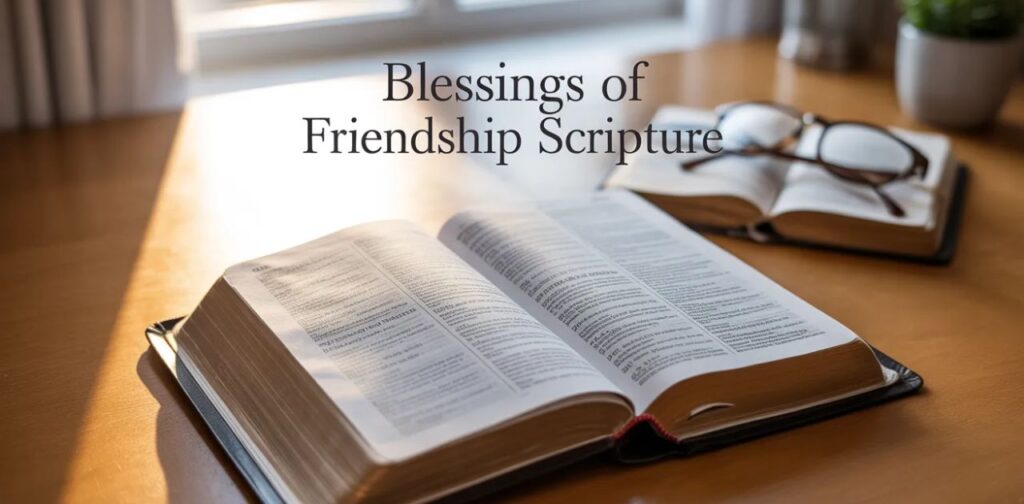 blessing quotes for friends showing blessings of friendship scripture and Bible based friendship messages.