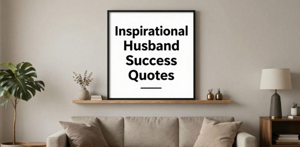 Inspirational husband success quotes using proud husband quotes to show growth mindset quotes for husband, discipline and success quotes, and achievement celebration.