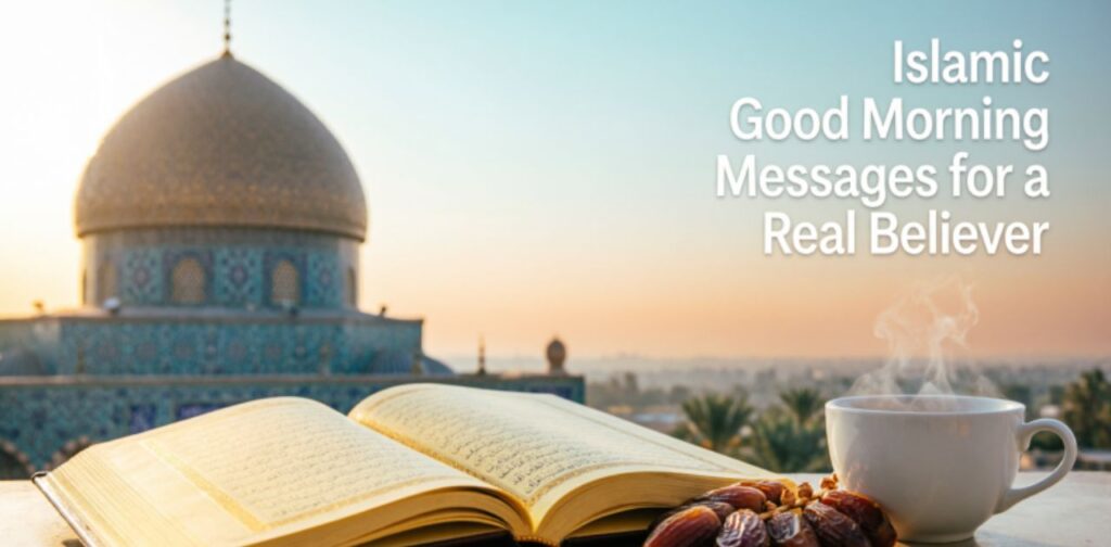 Islamic Good Morning Messages for a real believer to start the day with faith.