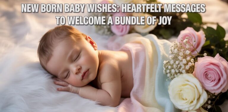 New born baby wishes – heartfelt messages to welcome a bundle of joy for newborn celebration.