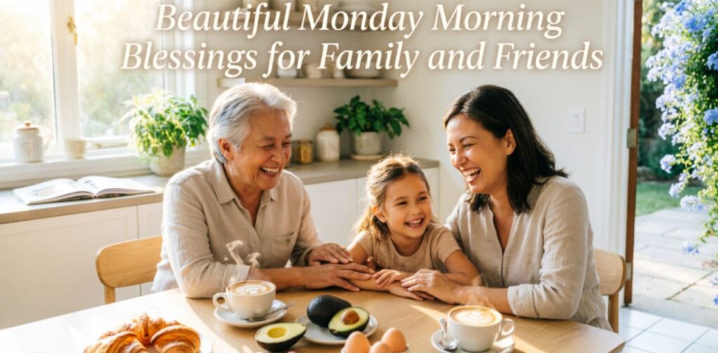 Beautiful Monday Morning Blessings for Family and Friends Monday Morning Blessings and Prayers with Good Morning Monday Messages, Positive Monday Morning Quotes, and Inspirational Blessings