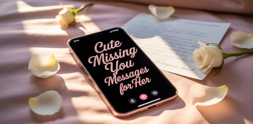 Missing you messages for her with adorable and heartwarming expressions.
