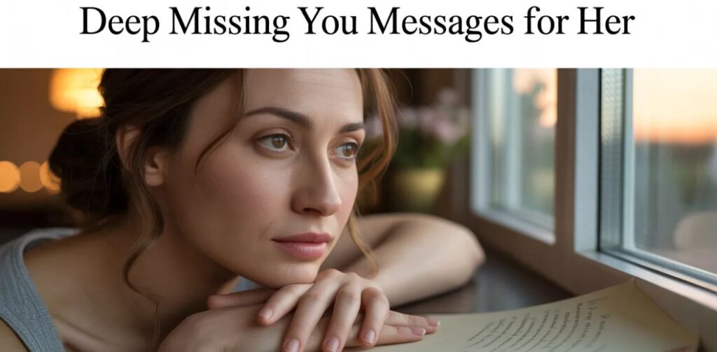 Missing you messages for her with powerful emotional bonding.