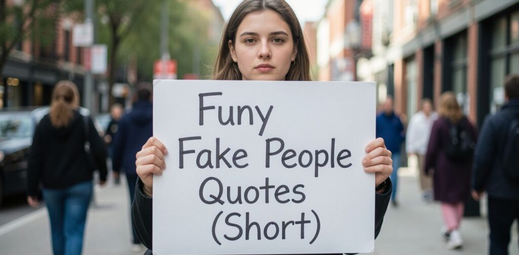 Funny Fake People Quotes (Short) featuring fake people quotes that humorously highlight fake friends behavior, betrayal, and funny real-life moments about fake relationships and trust issues.