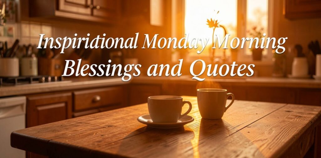 Inspirational Monday Morning Blessings and Quotes Positive Monday Morning Blessings and Prayers for Motivation, Peace, Hope, and Fresh Start of the Week