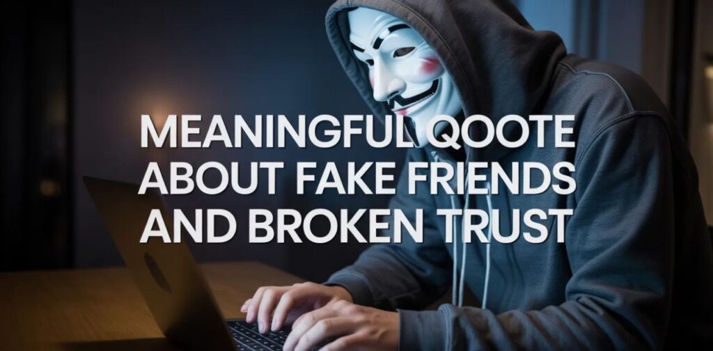 Meaningful Quote About Fake Friends And Broken Trust, highlighting two faced people quotes, emotional pain, and lessons on loyalty, honesty, and protecting your peace.