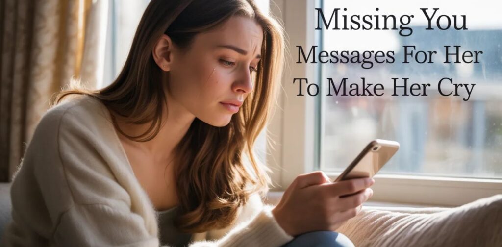 Missing you messages for her with deep feelings and love pain.