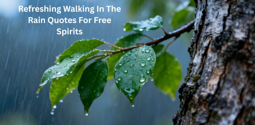 Rain quotes about walking in the rain for free spirits feeling freedom and joy