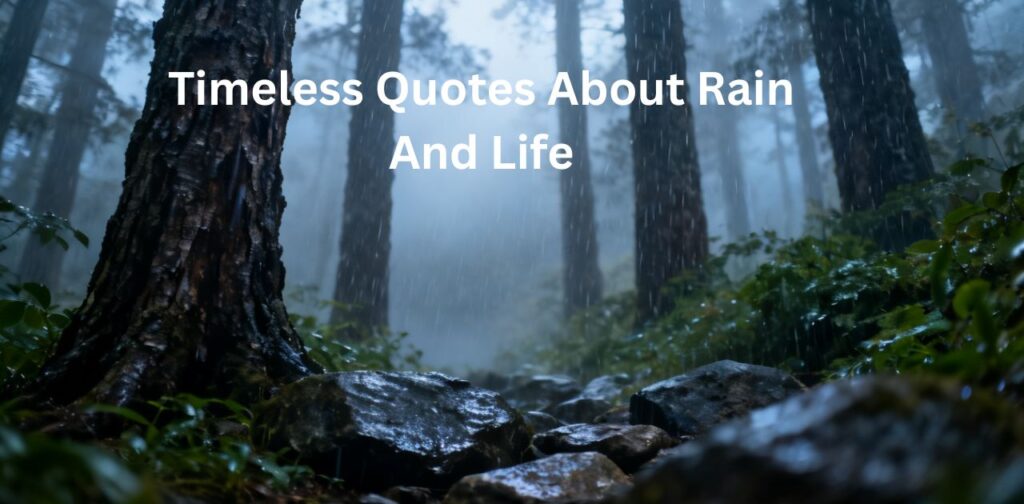Rain quotes about life and timeless lessons during rainy day and emotional reflection moments