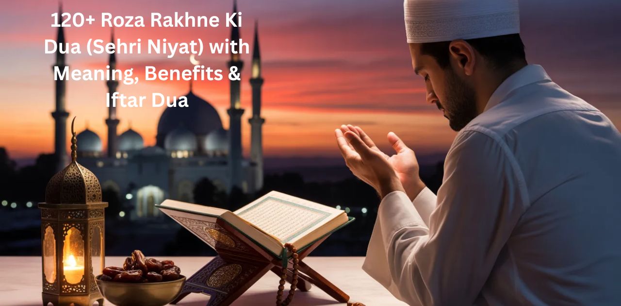 Roza rakhne ki dua (Sehri niyat), meaning, benefits, and iftar dua guide for Ramadan fasting