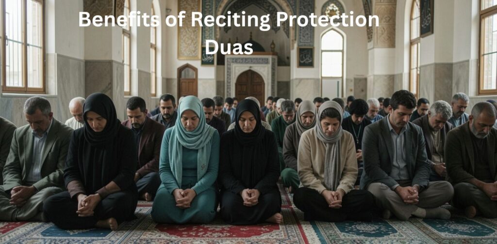 Benefits of reciting duas for protection for spiritual strength, peace of mind, and daily safety.