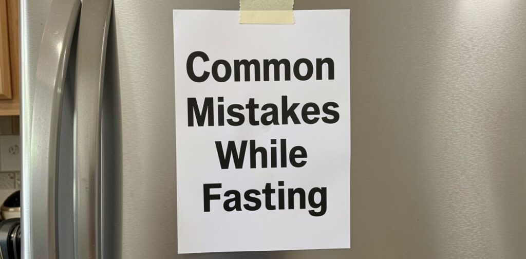 Common mistakes while fasting in Ramadan, including Roza rakhne ki dua, Sehri, and Iftar errors to avoid