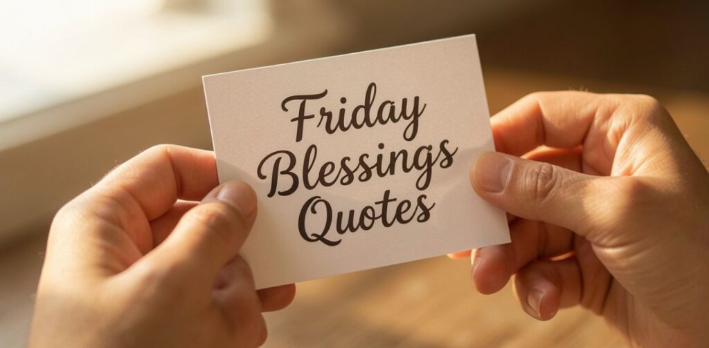 Friday blessings quotes sharing faith, gratitude, hope, and inspiration for a peaceful, positive, and spiritually uplifting weekend.