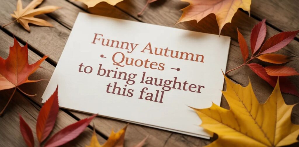 Funny Autumn Quotes to Bring Laughter This Fall featuring fall words and creative fall language ideas for seasonal humor.