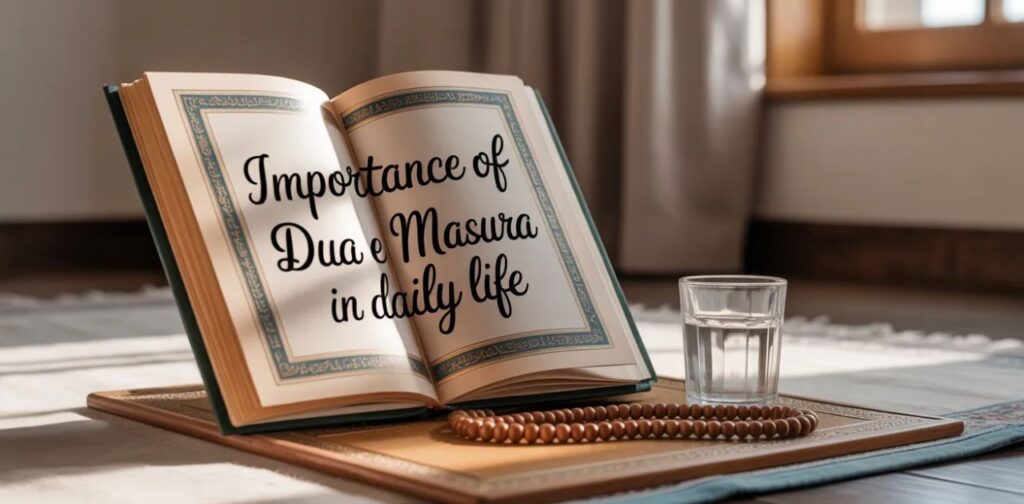 Importance of Dua e Masura in Daily Life Islamic supplication for daily peace, forgiveness, spiritual growth, and stronger connection with Allah through prayer.