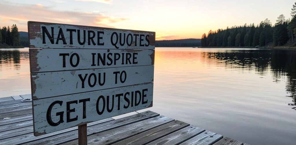 Get outside quotes with nature love quotes for adventure