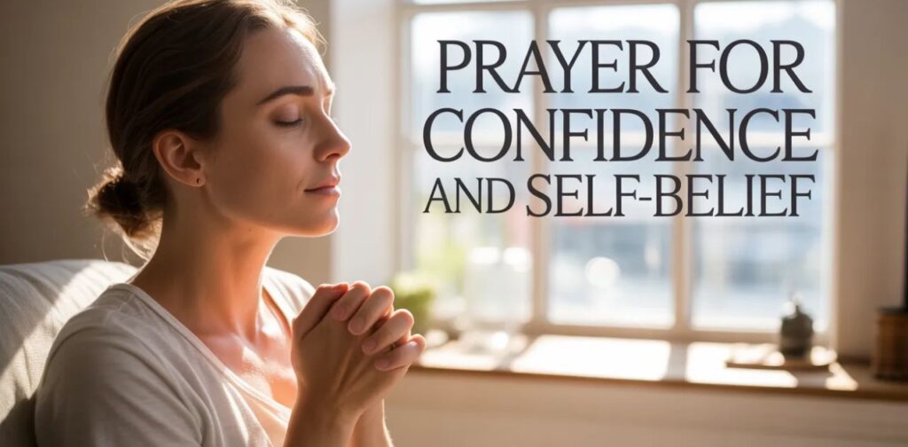 Prayer for confidence and self-belief for inner strength, motivation, success, and positive thinking in life.